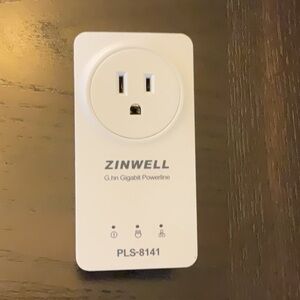 Zinwell G.hn Gigabit Powerline Adapter PLS-8141